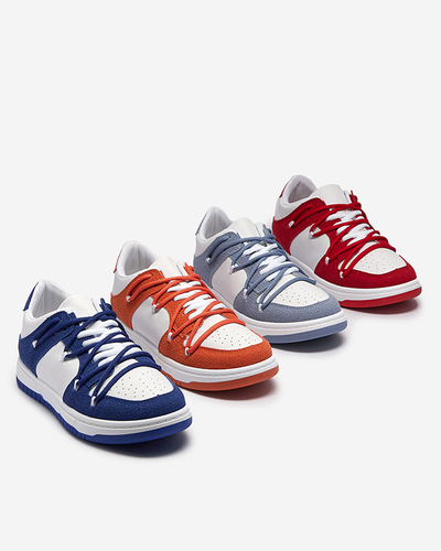 Dámské sportovní tenisky v bílé a tmavě modré barvě Riloxi - Obuv