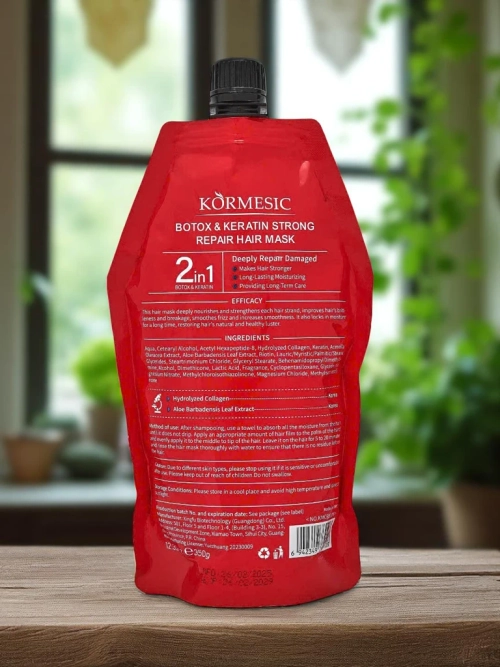 Зволожуюча маска для волосся Ботокс & Кератин