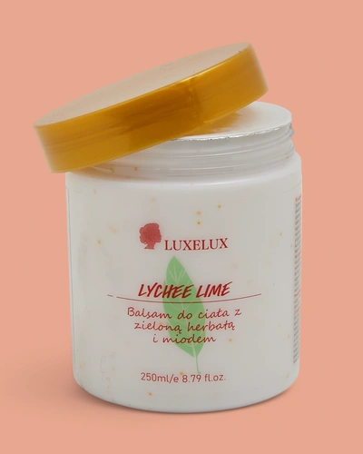 Luxelux LYCHEE LIME Tělový balzám s zeleným čajem a medem 250 ml