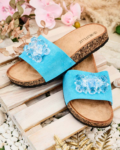 Royalfashion Dámské žabky Villo s kamínky