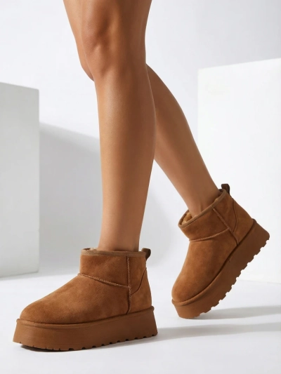 Royalfashion Krátké boty připomínající ženské sněhule Fortesse