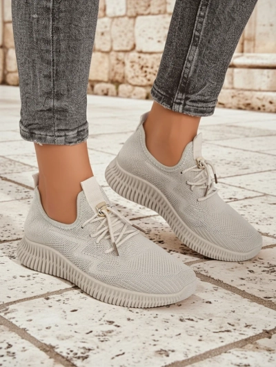 Aurelia Bianca – bílé dámské sneakersy Royalfashion na ploché podrážce