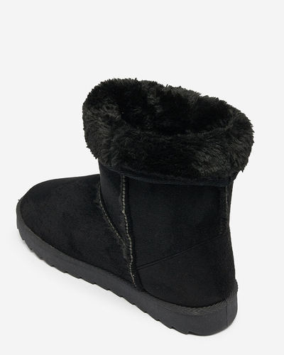 Royalfashion Černé boty a'la snow boots for women Leaner