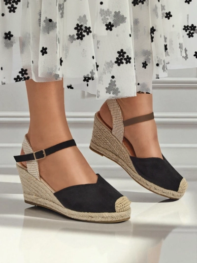 Royalfashion Dámské sandály na klínku Solara Espadrilles