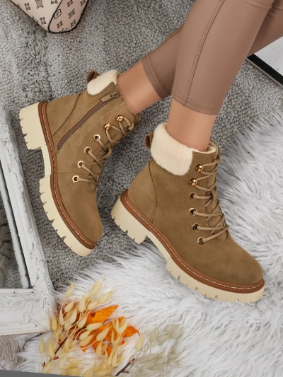 Жіночі ботильйони-трапери з хутром Tessara