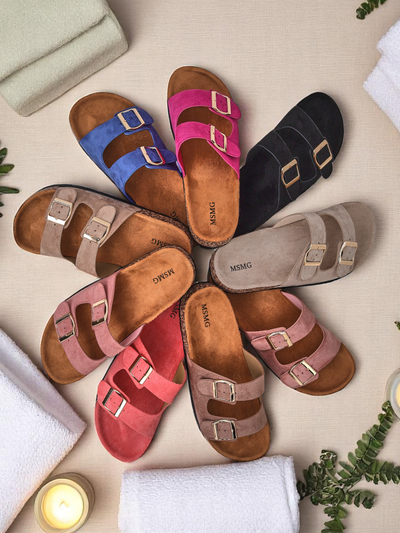 Royalfashion Жіночі шльопанці з пряжками Foumy