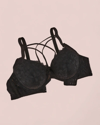 Royalfashion Жіночий бюстгальтер з наповненням і мереживом