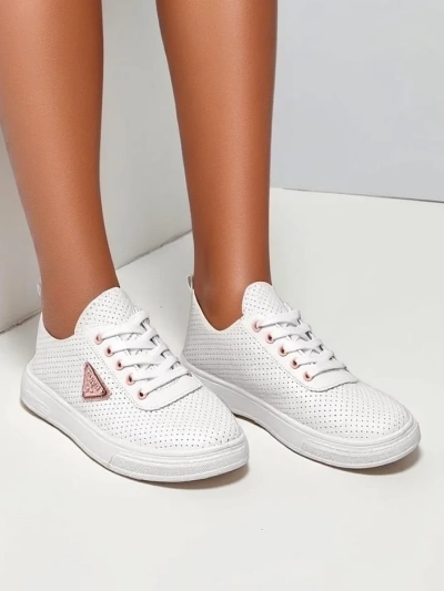 Royalfashion Klasické dámské sportovní boty na šněrování s potiskem Fennie