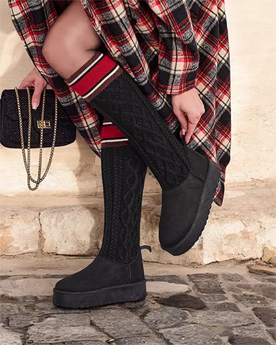 Dámské zimní boty s vzhledem sněhuláka Royalfashion Kokumi