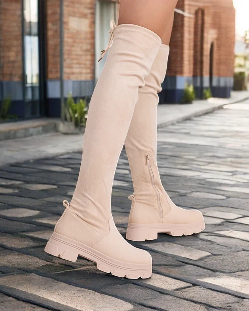 Роялфешн Жіночі зимові черевики до коліна Aniaf