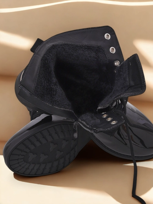 Жіночі ботфорти на шнуруванні Royalfashion Safalle