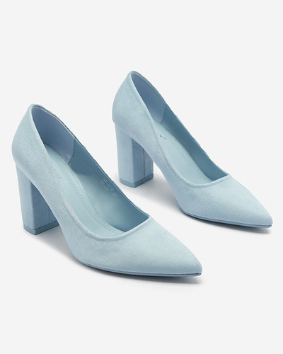 Сині жіночі туфлі-човники з еко замші Duttos- Footwear