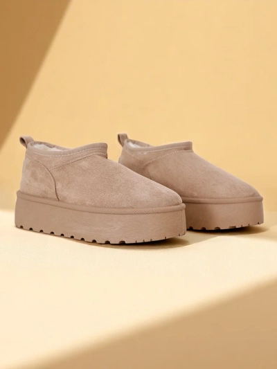 Royalfashion Dámské krátké boty a'la snow boots Ozozi