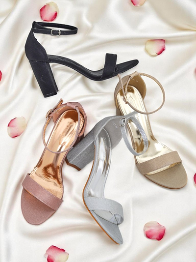 Royalfashion Lesklé dámské sandály Stella Glam