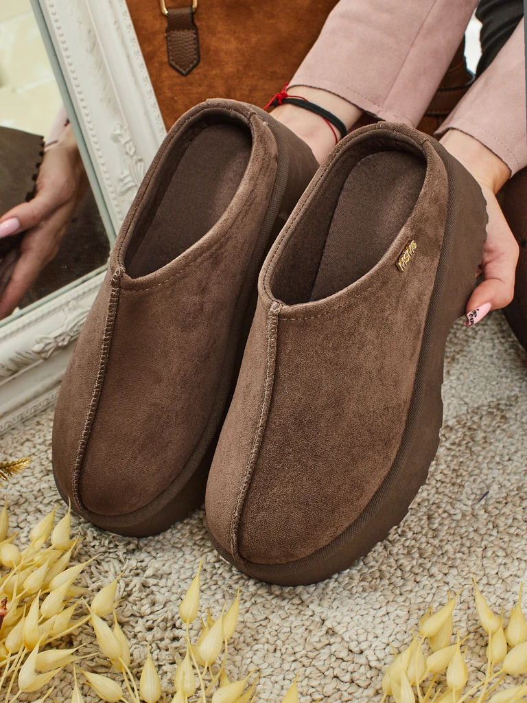 Krátké boty a'la sněhule dámské s kožíškem Calindra