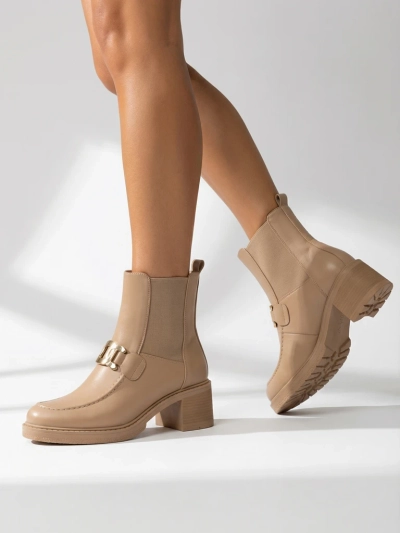 Dámské kotníčkové boty s nízkým podpatkem Royalfashion Ewios