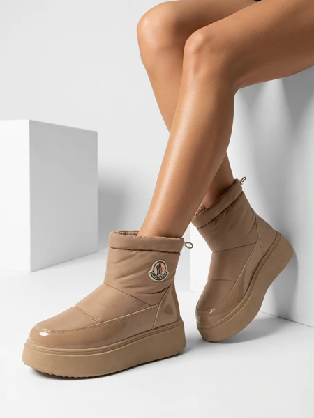 Royalfashion Dámské sněhule v hnědé barvě Ademra