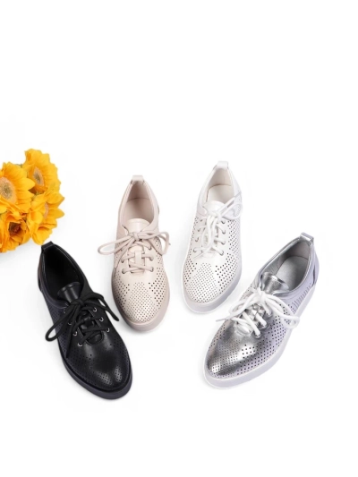 Royalfashion Dámské perforované loafers Gofielle