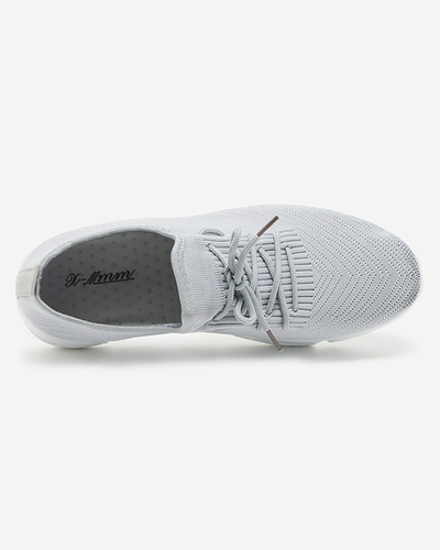 Світло-сіре чоловіче спортивне взуття Apoko- Footwear