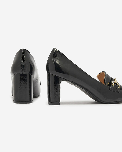 Чорні жіночі туфлі-мокасини Kolalic- Footwear