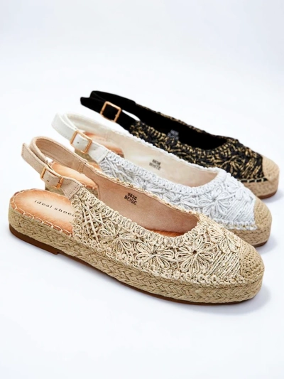 Royalfashion Dámské espadrilky s ozdobnou výšivkou