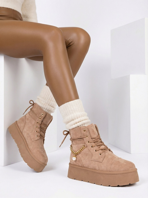 Жіночі черевики Woruces на шнурівці Royalfashion