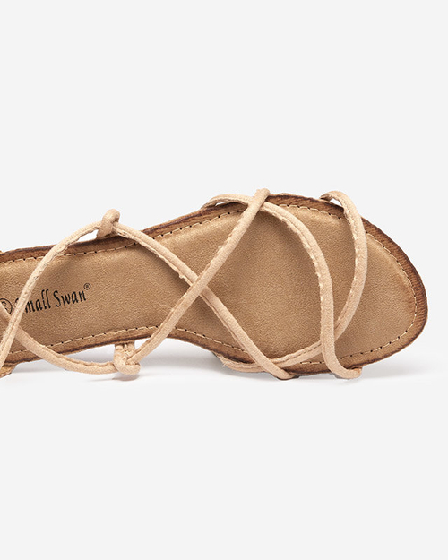 Бежеві сандалі гладіатори Jeniso - Footwear