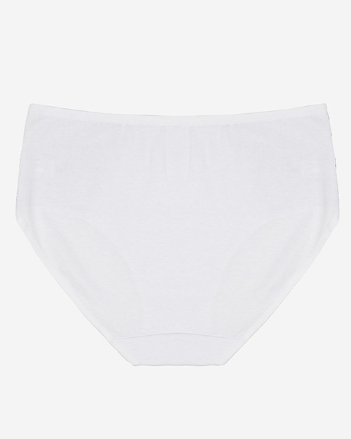 Труси жіночі з білим принтом. PLUS SIZE- Нижня білизна