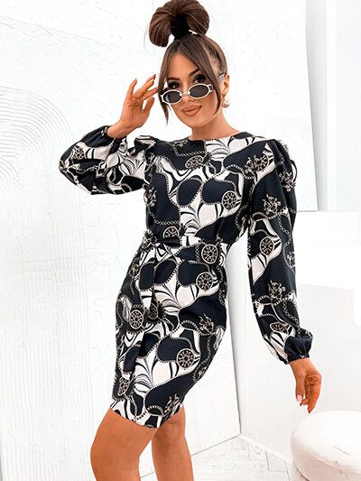 Жіноча сукня Royalfashion з декоративним принтом