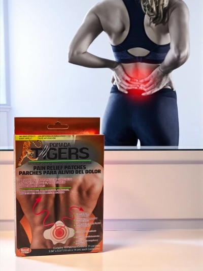Пластирі знеболювальні для болю в спині 10 штук