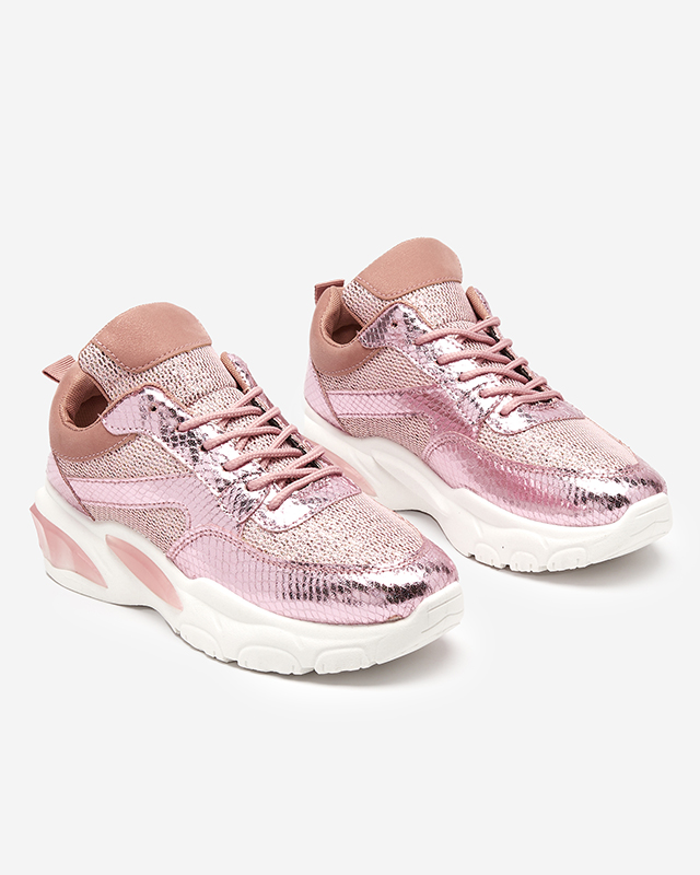 Růžové dámské sportovní boty, tenisky Filondi - Obuv