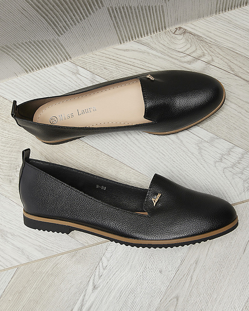 Чорні жіночі мокасини Riorica- Footwear