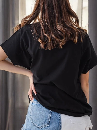 Royalfashion Жіночий бавовняний футболка з принтом