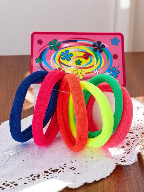 Royalfashion Набір з 6 різнокольорових резинок для волосся Colora