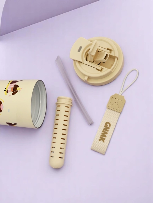 Royalfashion Термокружка з кошиком, трубочкою та носиком Happy Dog