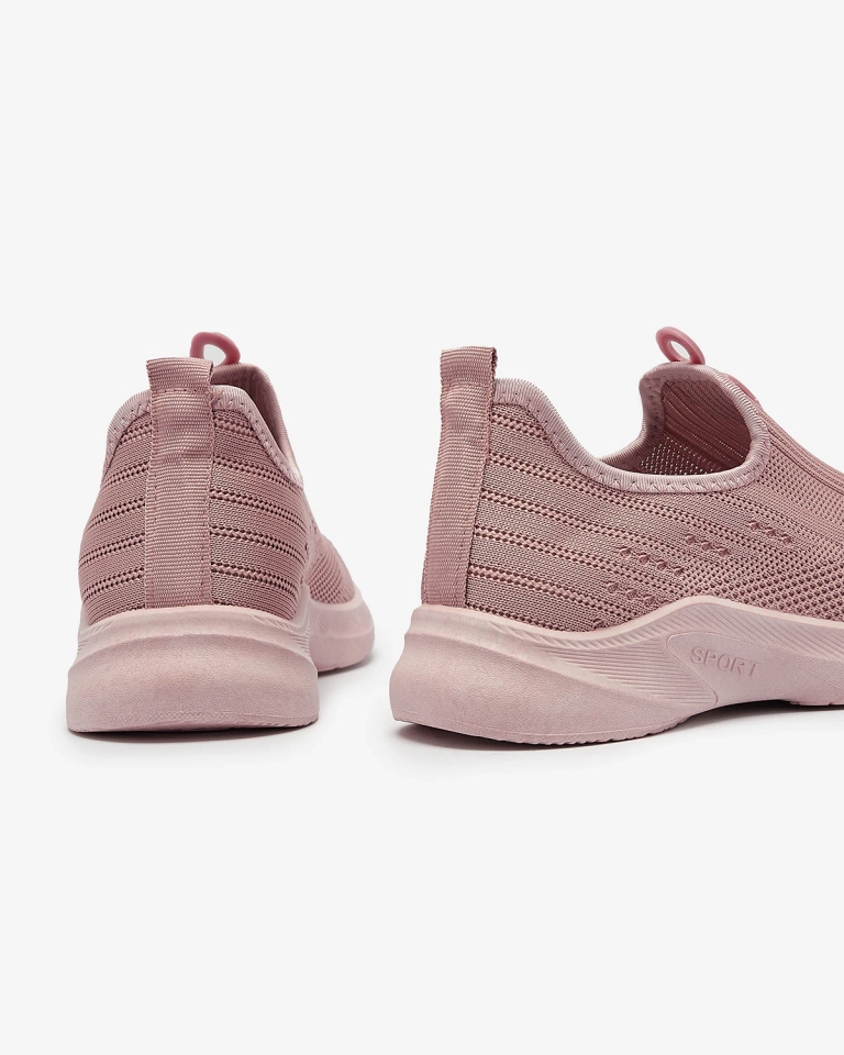 Růžová dámská látková sportovní obuv Slip On Regika - Obuv