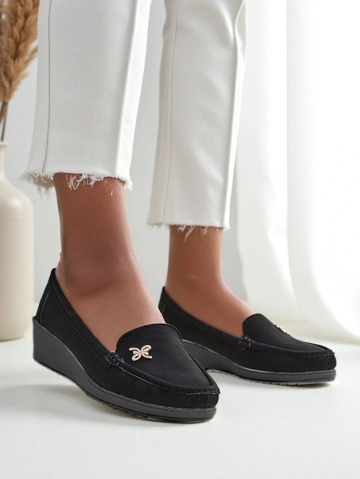 Royalfashion Dámské mokasíny na nízkém podpatku Lomman