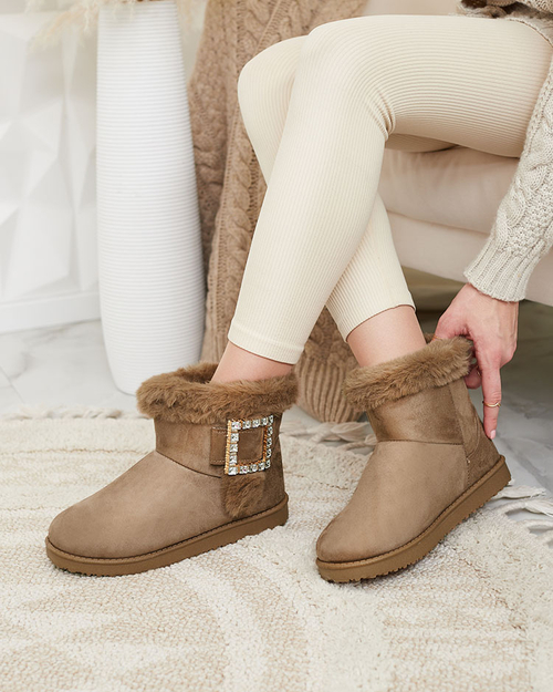 Royalfashion Жіночі черевики а-ля снігоступи з орнаментом Galaes