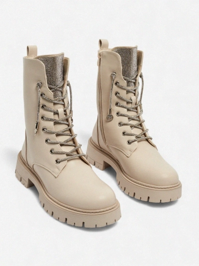 Eko kožené šněrovací dámské boty Farly