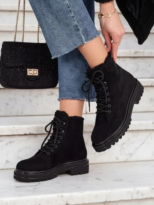 Жіночі ботильйони на шнурівці Vesot від Royalfashion