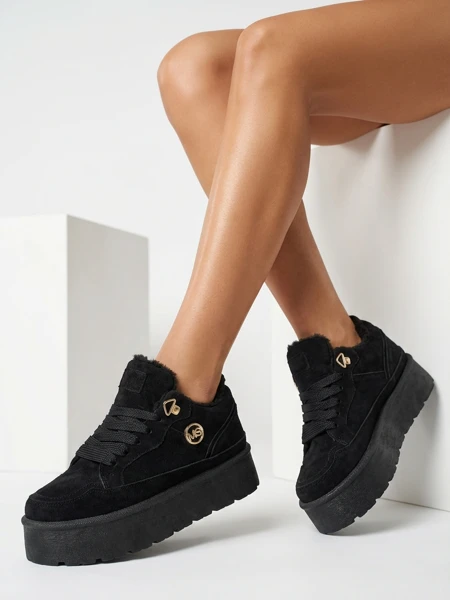 Royalfashion Dámské zateplené tenisky Zoovi