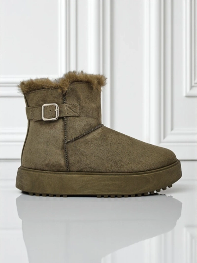 Royalfashion Короткі жіночі черевики a'la снігоходи Aurelia Classico