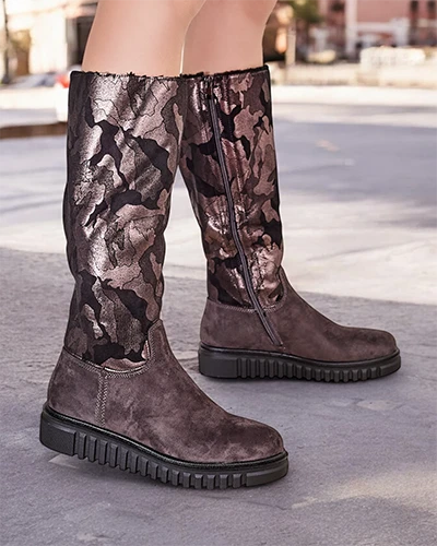 Royalfashion Dámské kozačky nad kolena Molis