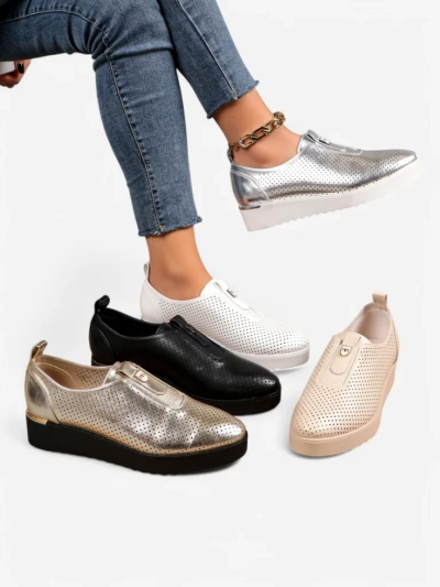 Royalfashion Туфлі для жінок на товстій підошві Goffies