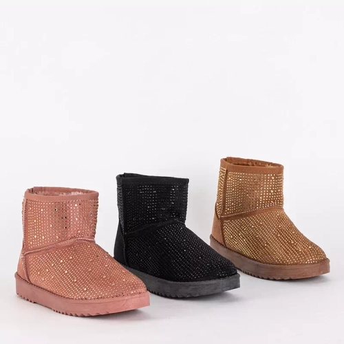 OUTLET Жіночі снігові черевики з верблюжим фіанітом Rudis - Взуття