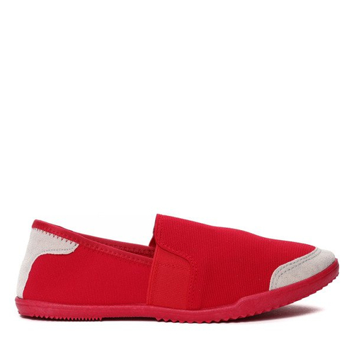 Czerwone sportowe slip on Alannah- Obuwie