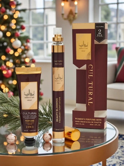 Sada Inspirovaná Dámská parfémovaná voda & krém na ruce Arab Burgundy