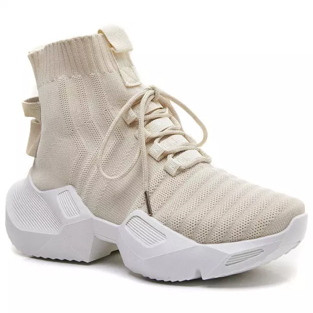 OUTLET Vysoce krémová dámská sportovní obuv Owami - Obuv