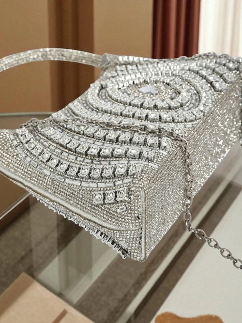 Royalfashion Копертова жіноча сумочка з цирконами Sova Glint