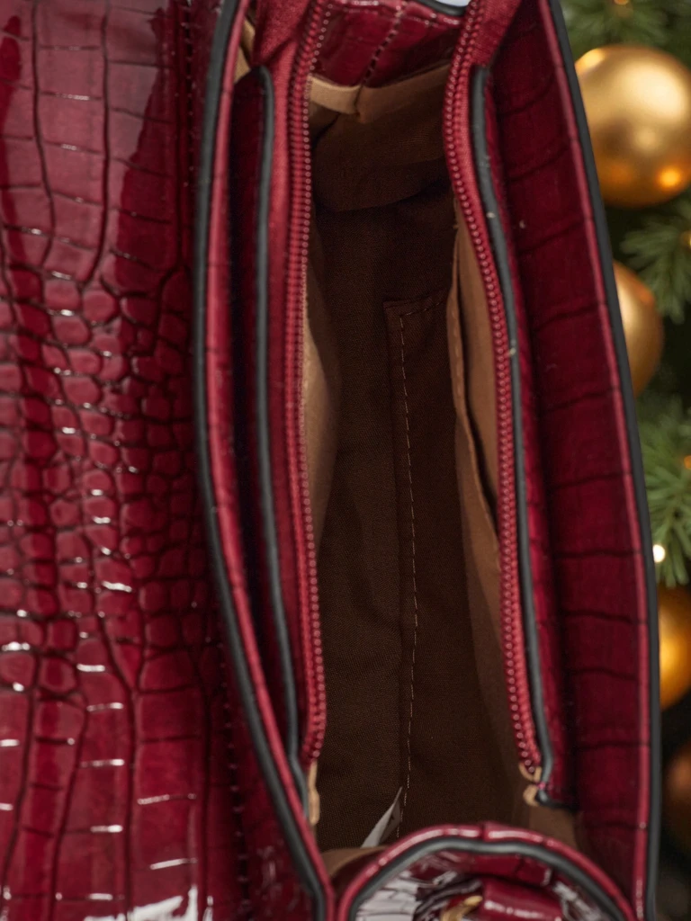 Lakovaná Malá dámská kabelka z ekokůže Lunaya